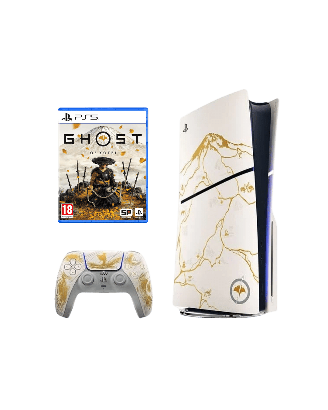 Picture of PlayStation 5 Slim Ghost of Yotei Gold Limited Edition Bundle
